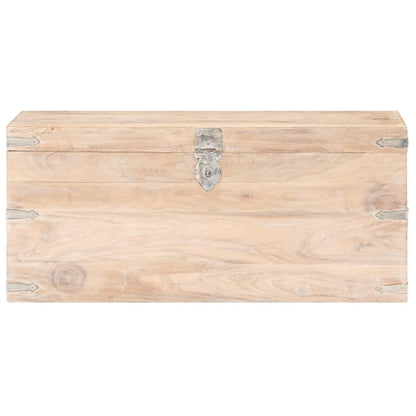 Kist 90X40X40 Cm Massief Acaciahout