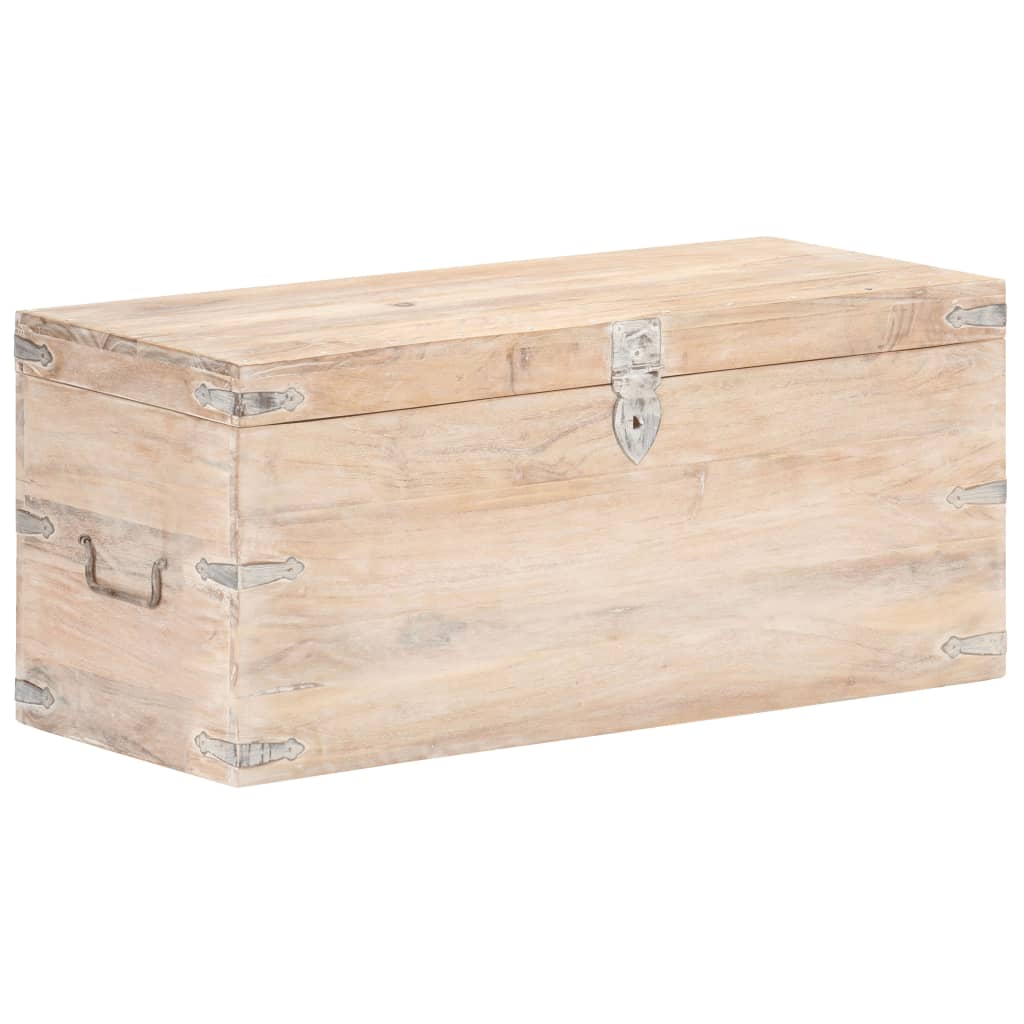 Kist 90X40X40 Cm Massief Acaciahout