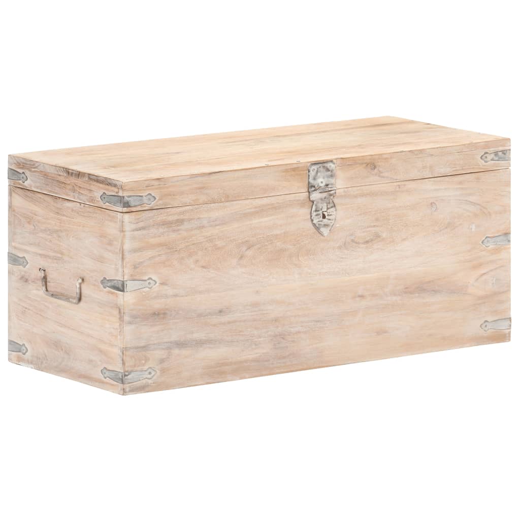 Kist 90X40X40 Cm Massief Acaciahout