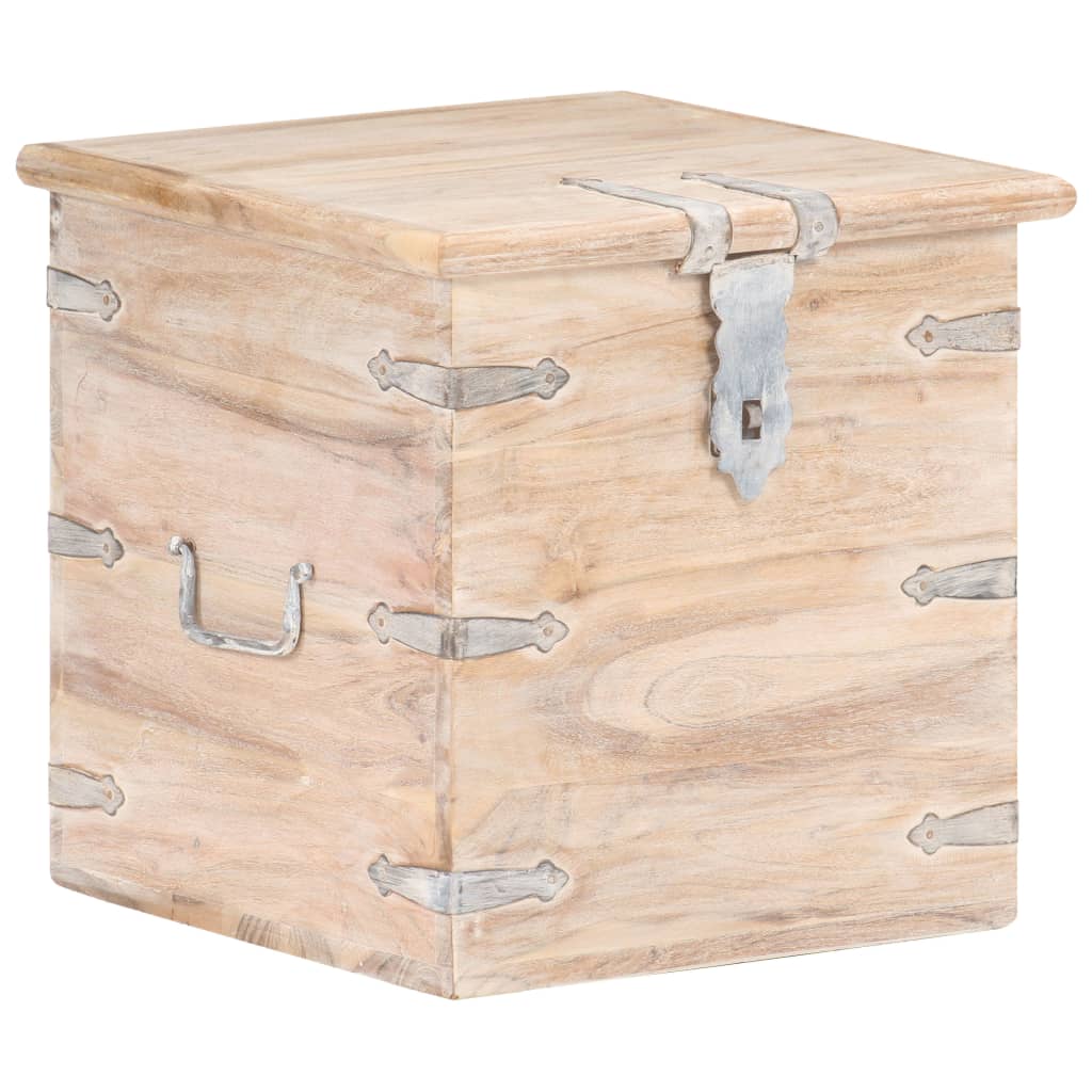 Opbergkist 40X40X40 Cm Massief Acaciahout