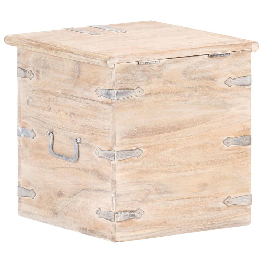 Opbergkist 40X40X40 Cm Massief Acaciahout