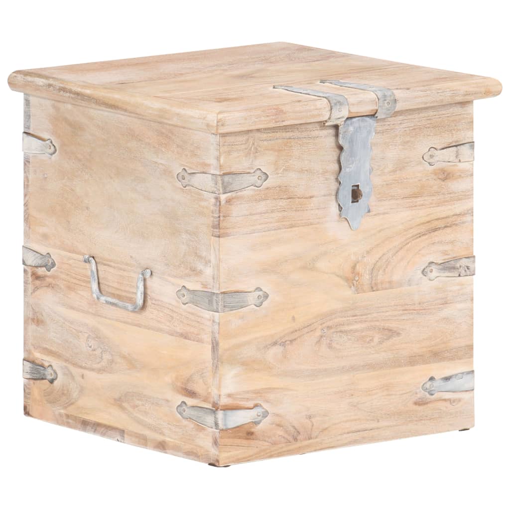 Opbergkist 40X40X40 Cm Massief Acaciahout