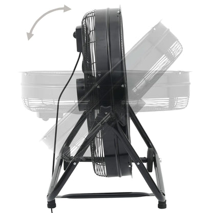 Trommelventilator Industrieel 172,5 W 60 Cm Zwart