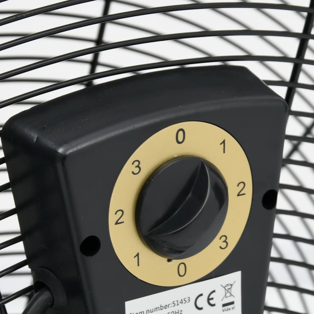 Trommelventilator Industrieel 172,5 W 60 Cm Zwart