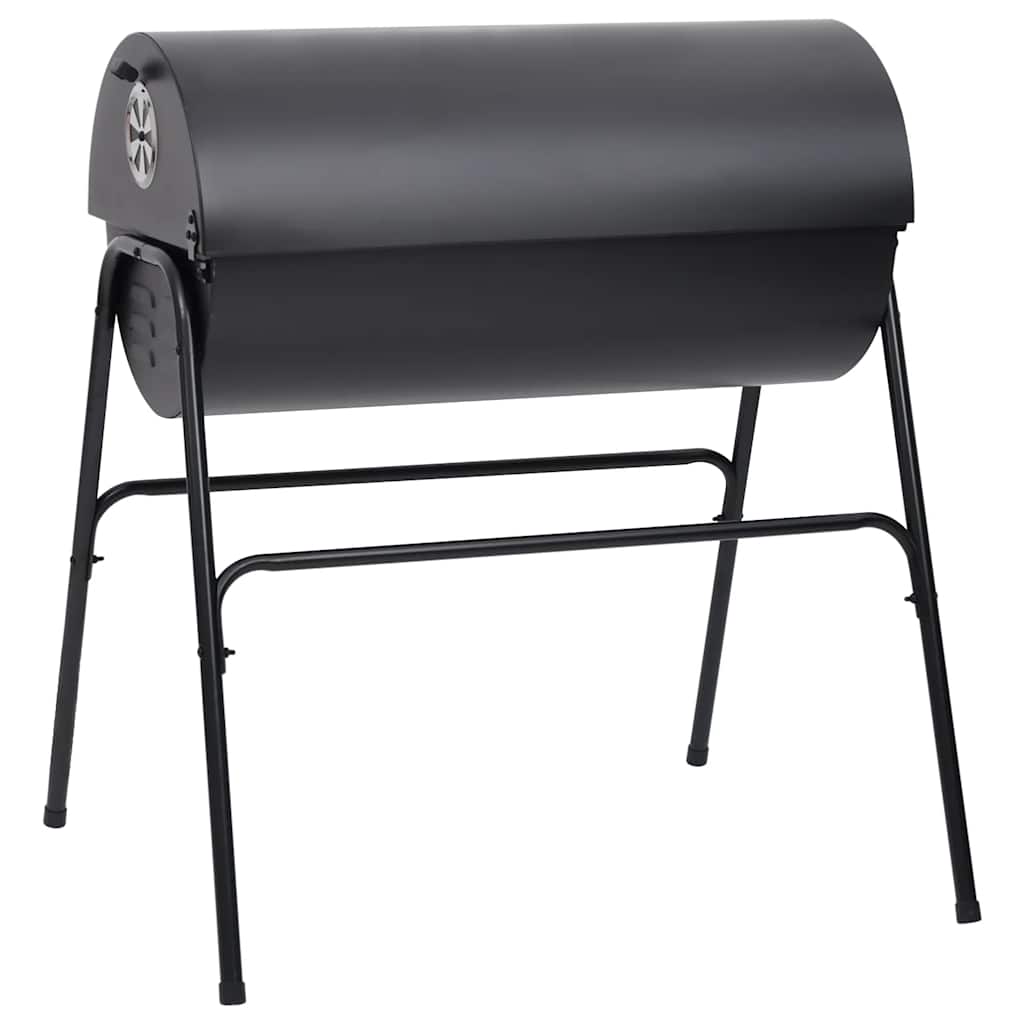 Barbecuevat Met 2 Kookroosters 80X95X90 Cm Staal Zwart