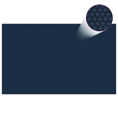 Zwembadfolie Solar Drijvend Pe Zwart En Blauw