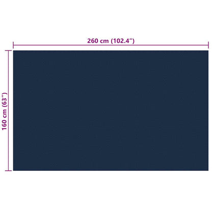 Zwembadfolie Solar Drijvend Pe Zwart En Blauw