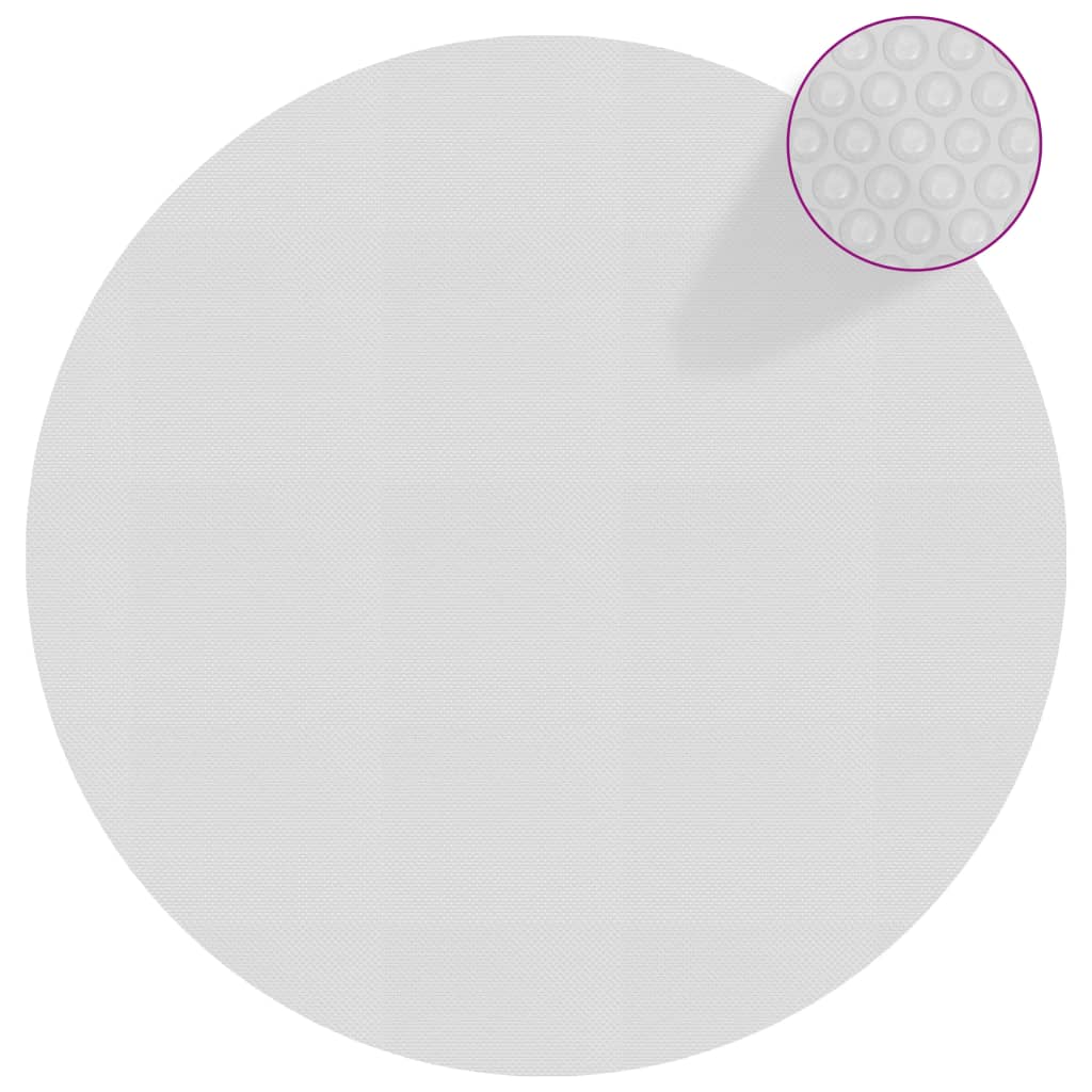 Solar Zwembadfolie Drijvend Rond 381 Cm Pe