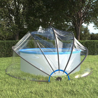 Zwembadoverkapping Rond Pvc