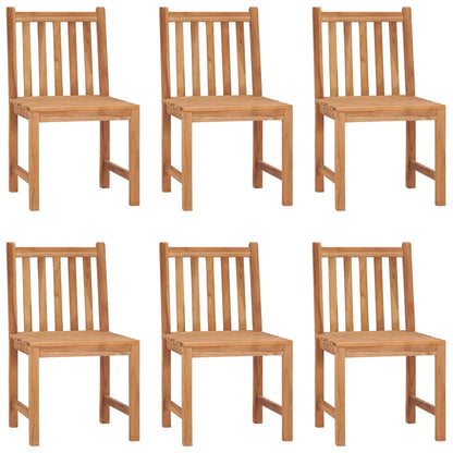 7-Delige Tuinset 120X70 Cm Massief Teakhout
