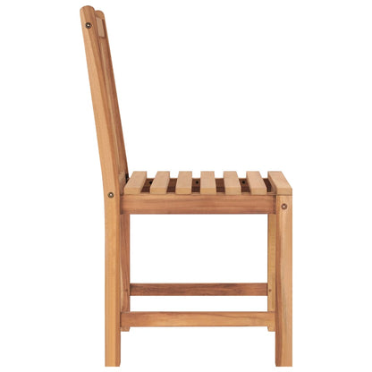 7-Delige Tuinset 120X70 Cm Massief Teakhout