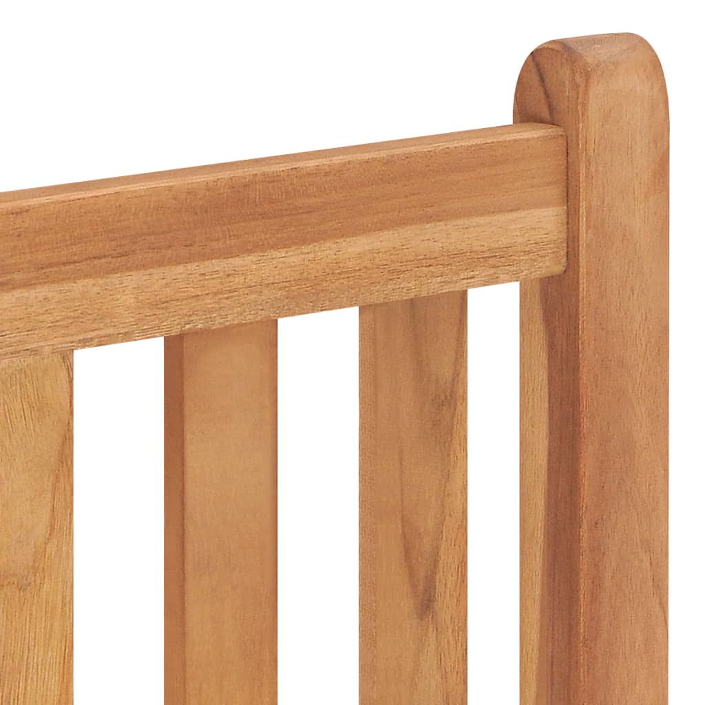 7-Delige Tuinset 120X70 Cm Massief Teakhout
