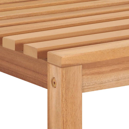 7-Delige Tuinset 120X70 Cm Massief Teakhout