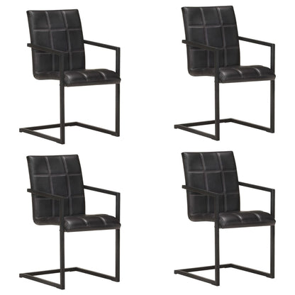Eetkamerstoelen Echt Leer Bruin