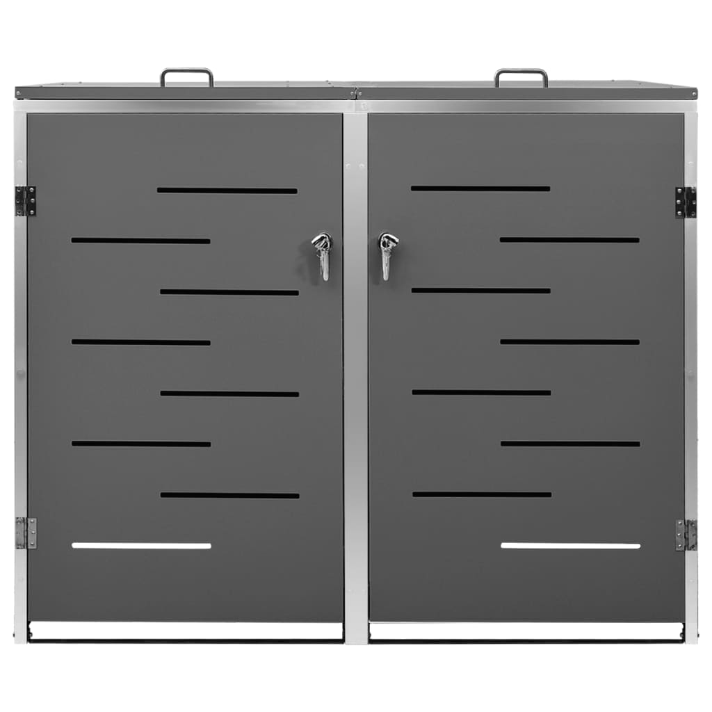 Containerberging Dubbel 138X77,5X112,5 Cm Roestvrij Staal