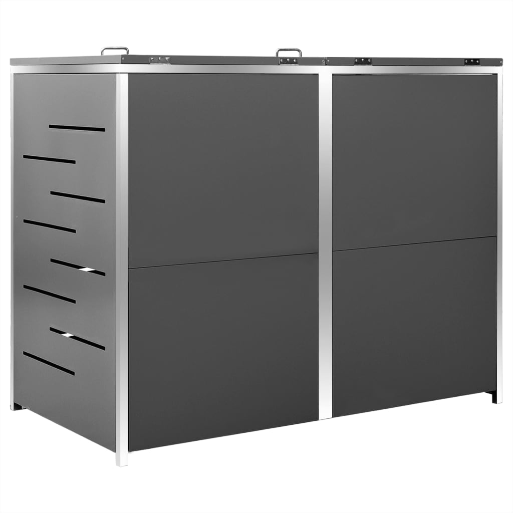 Containerberging Dubbel 138X77,5X112,5 Cm Roestvrij Staal