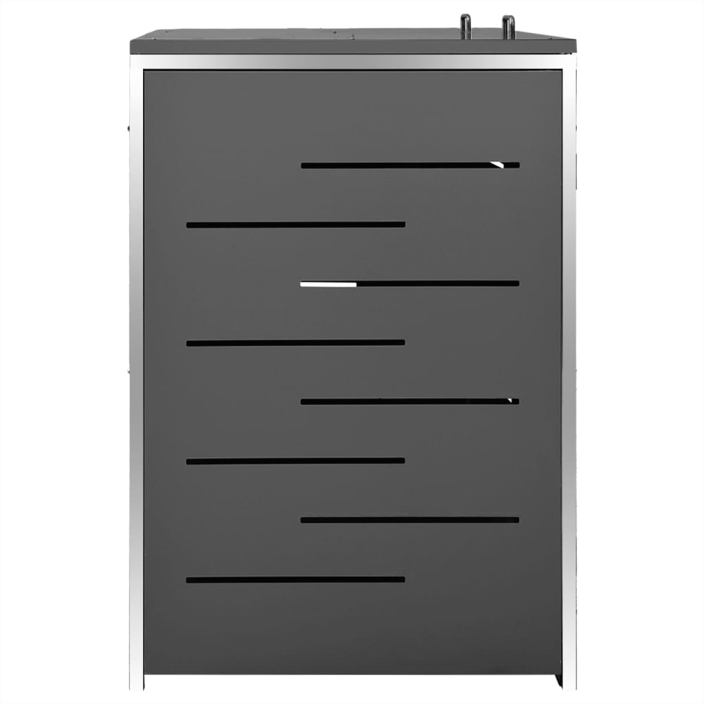 Containerberging Dubbel 138X77,5X112,5 Cm Roestvrij Staal