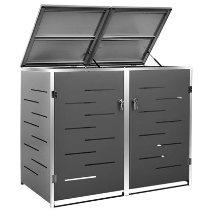 Containerberging Dubbel 138X77,5X112,5 Cm Roestvrij Staal