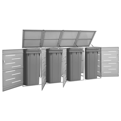 Containerberging Dubbel 138X77,5X112,5 Cm Roestvrij Staal