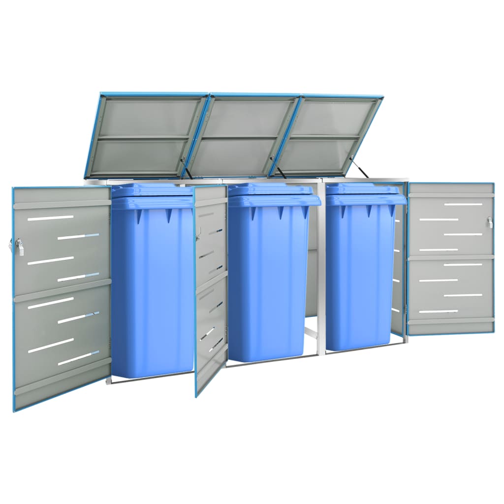 Containerberging Dubbel 138X77,5X112,5 Cm Roestvrij Staal