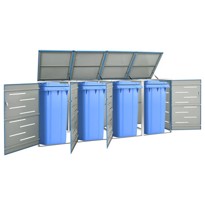 Containerberging Dubbel 138X77,5X112,5 Cm Roestvrij Staal