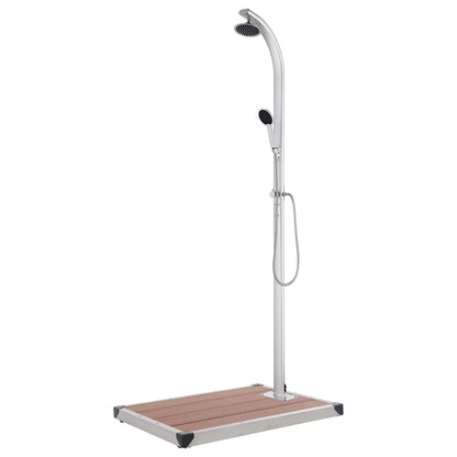 Buitendouche Met E Basis 220 Cm Aluminium