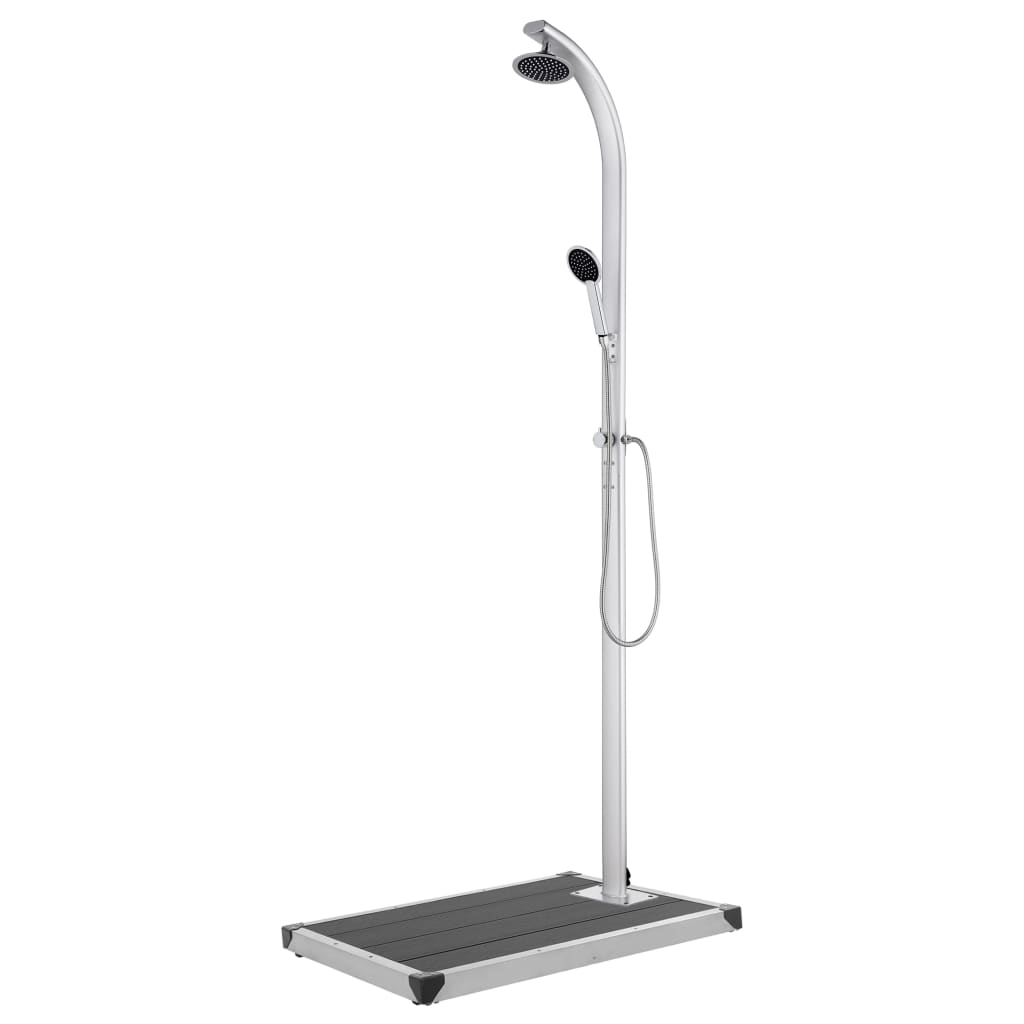 Buitendouche Met E Basis 220 Cm Aluminium