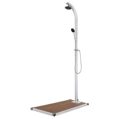 Buitendouche Met E Basis 220 Cm Aluminium