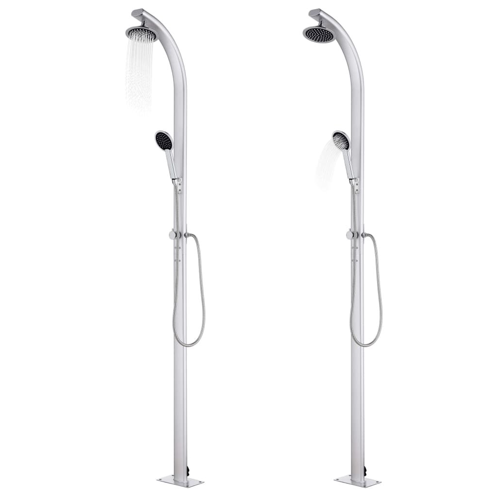 Buitendouche Met E Basis 220 Cm Aluminium