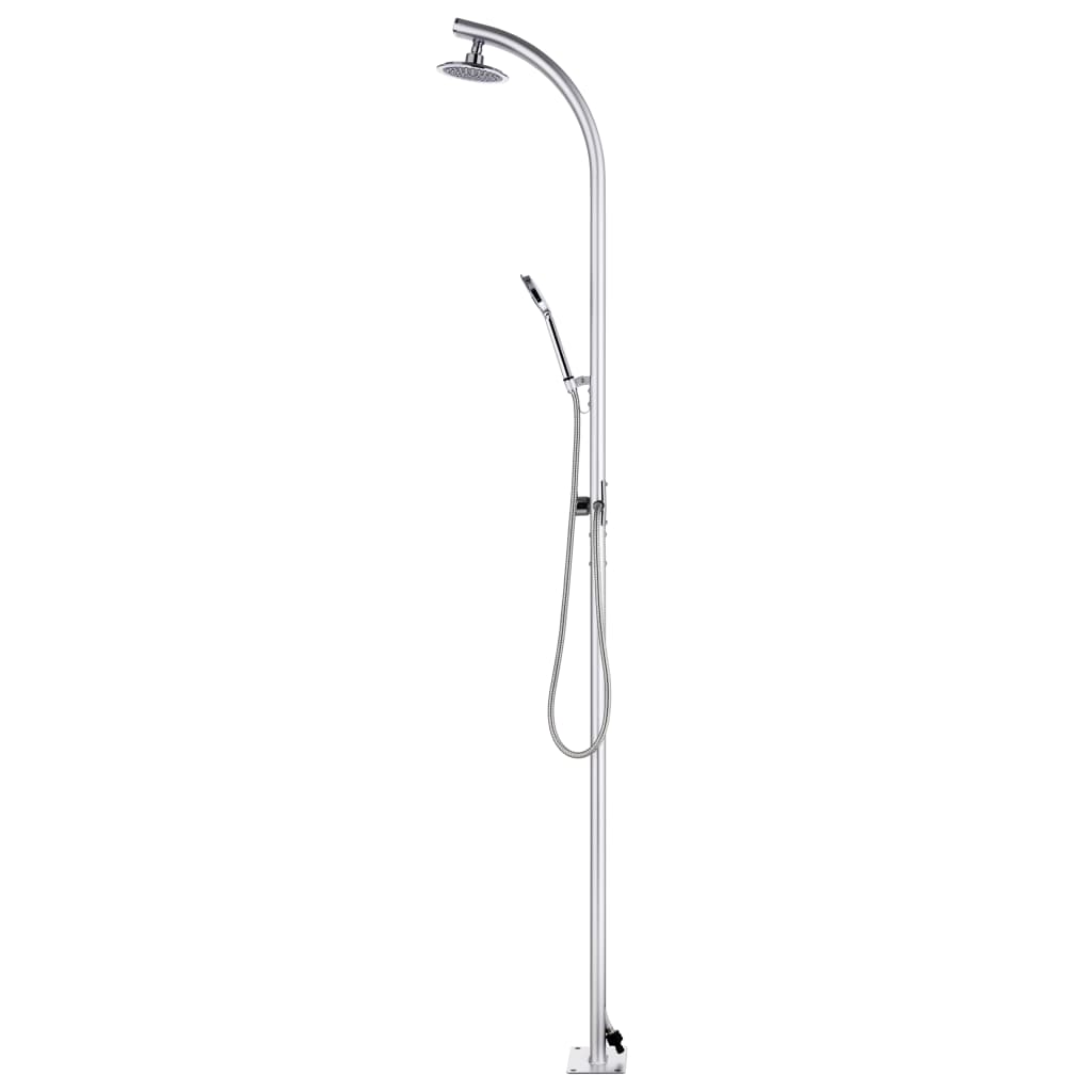 Buitendouche Met E Basis 220 Cm Aluminium