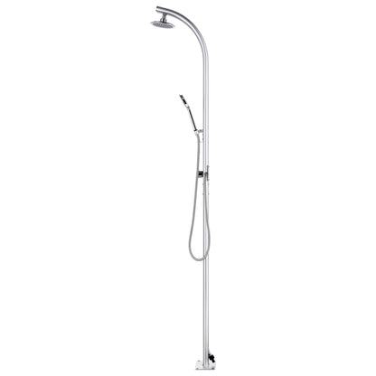 Buitendouche Met E Basis 220 Cm Aluminium
