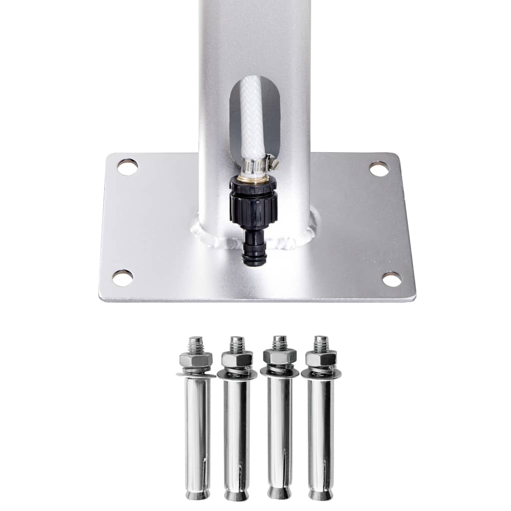 Buitendouche Met E Basis 220 Cm Aluminium