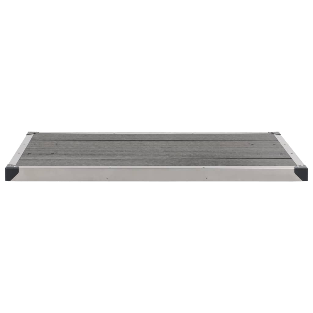 Buitendouche Met Grijze Basis 225 Cm Roestvrij Staal