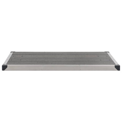 Buitendouche Met Grijze Basis 225 Cm Roestvrij Staal