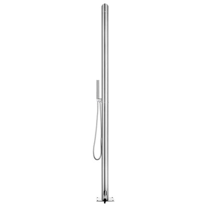 Buitendouche Met Grijze Basis 225 Cm Roestvrij Staal