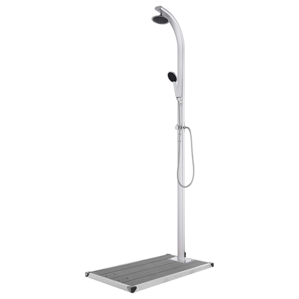 Buitendouche Met E Basis 220 Cm Aluminium