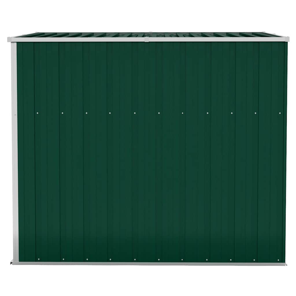 Tuinschuur Wandmontage 118X194X178 Cm Staal Groen