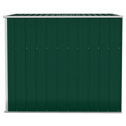 Tuinschuur Wandmontage 118X194X178 Cm Staal Groen
