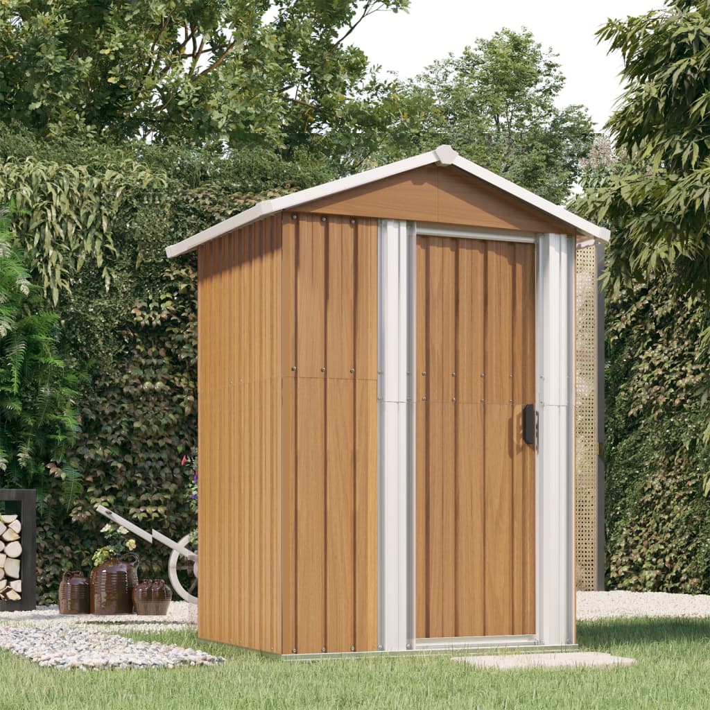 Tuinschuur 126X97,5X177 Cm Gegalvaniseerd Staal Kleur