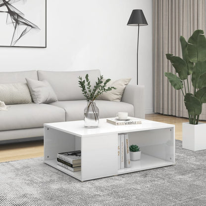 Salontafel 90X67X33 Cm Bewerkt Hout Kleurig