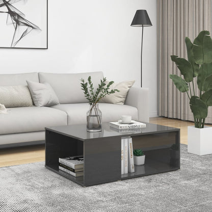 Salontafel 90X67X33 Cm Bewerkt Hout Kleurig