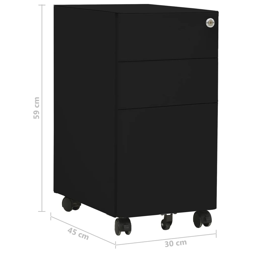 Ladeblok Verrijdbaar 30X45X59 Cm Staal