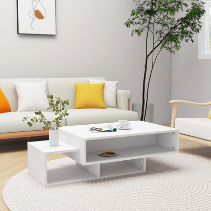 Salontafel 105X55X32 Cm Bewerkt Hout Kleurig