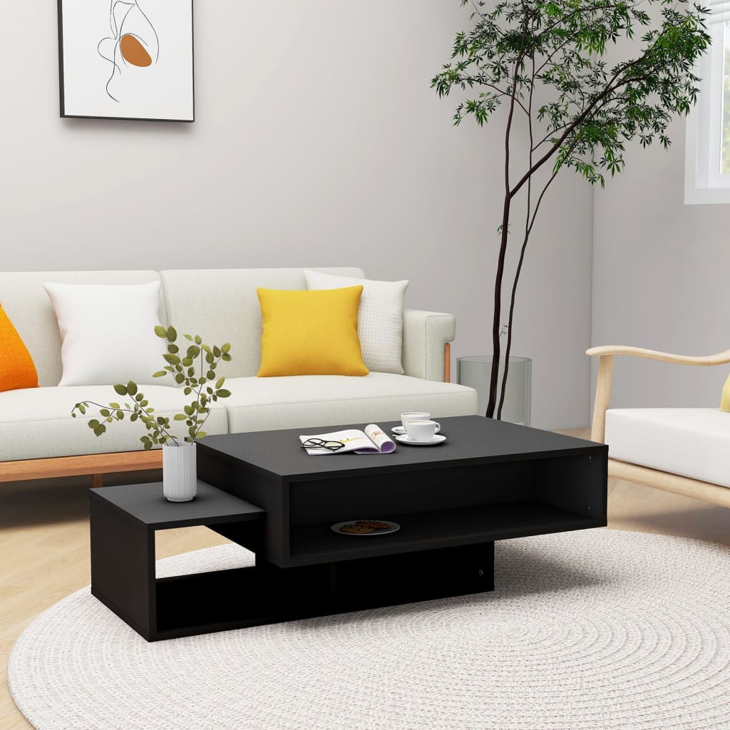 Salontafel 105X55X32 Cm Bewerkt Hout Kleurig