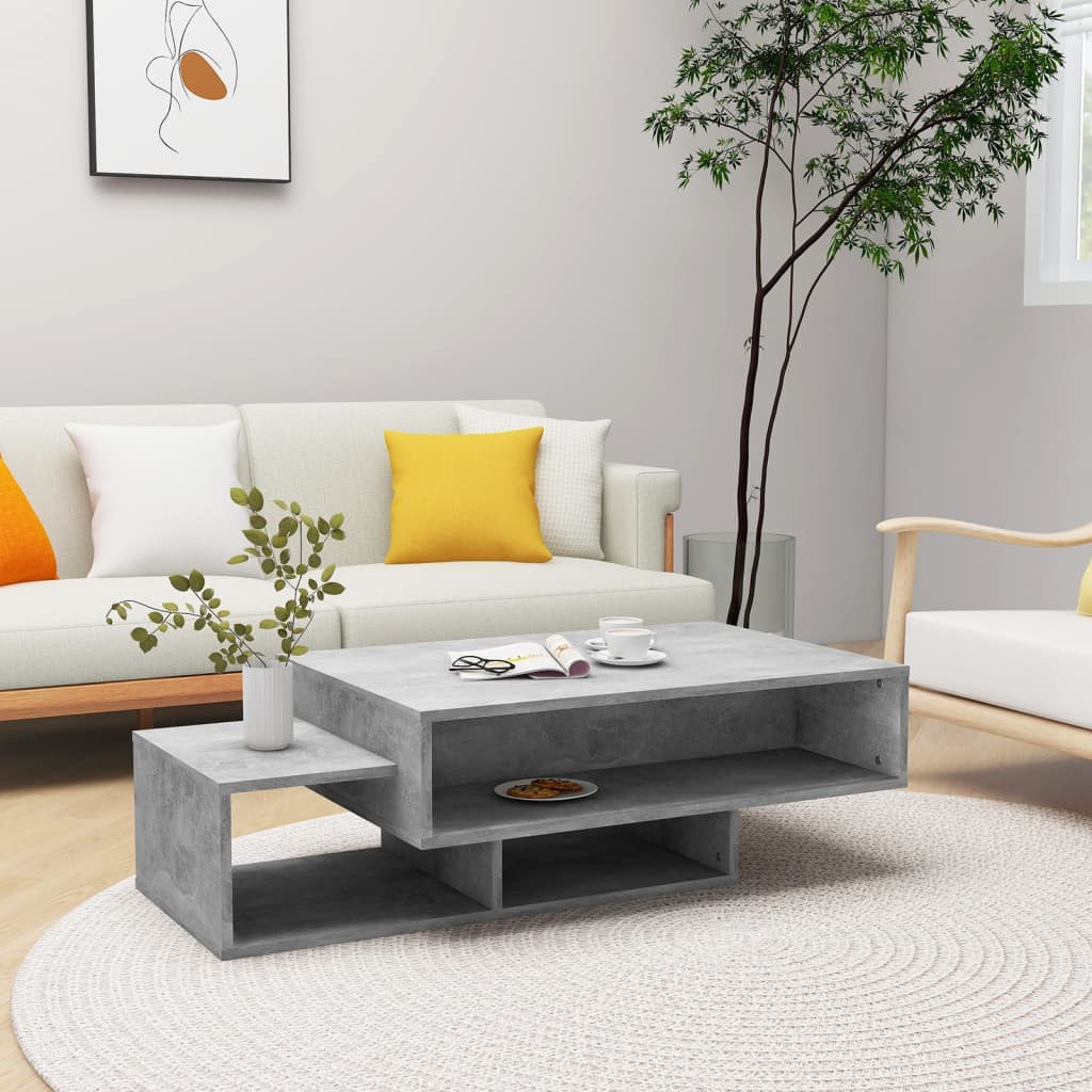Salontafel 105X55X32 Cm Bewerkt Hout Kleurig