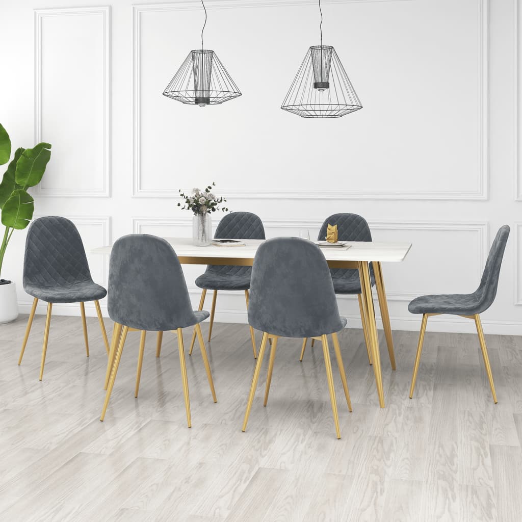 Eetkamerstoelen Fluweel