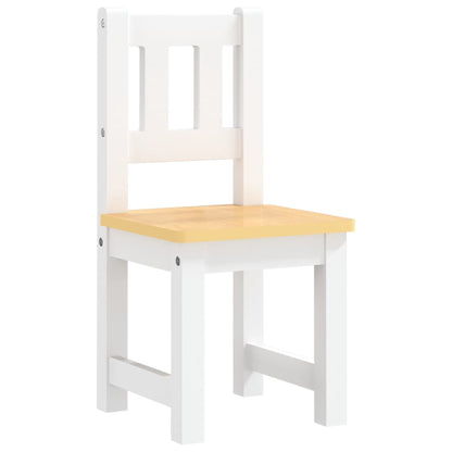 3-Delige Kindertafel- En Stoelenset Mdf En Grijs