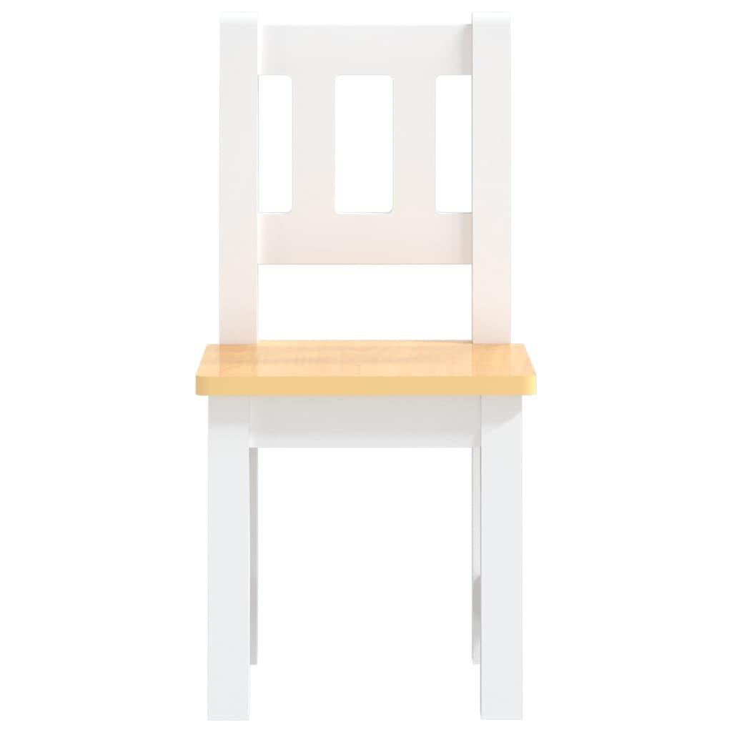 3-Delige Kindertafel- En Stoelenset Mdf En Grijs