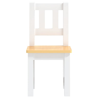 3-Delige Kindertafel- En Stoelenset Mdf En Grijs