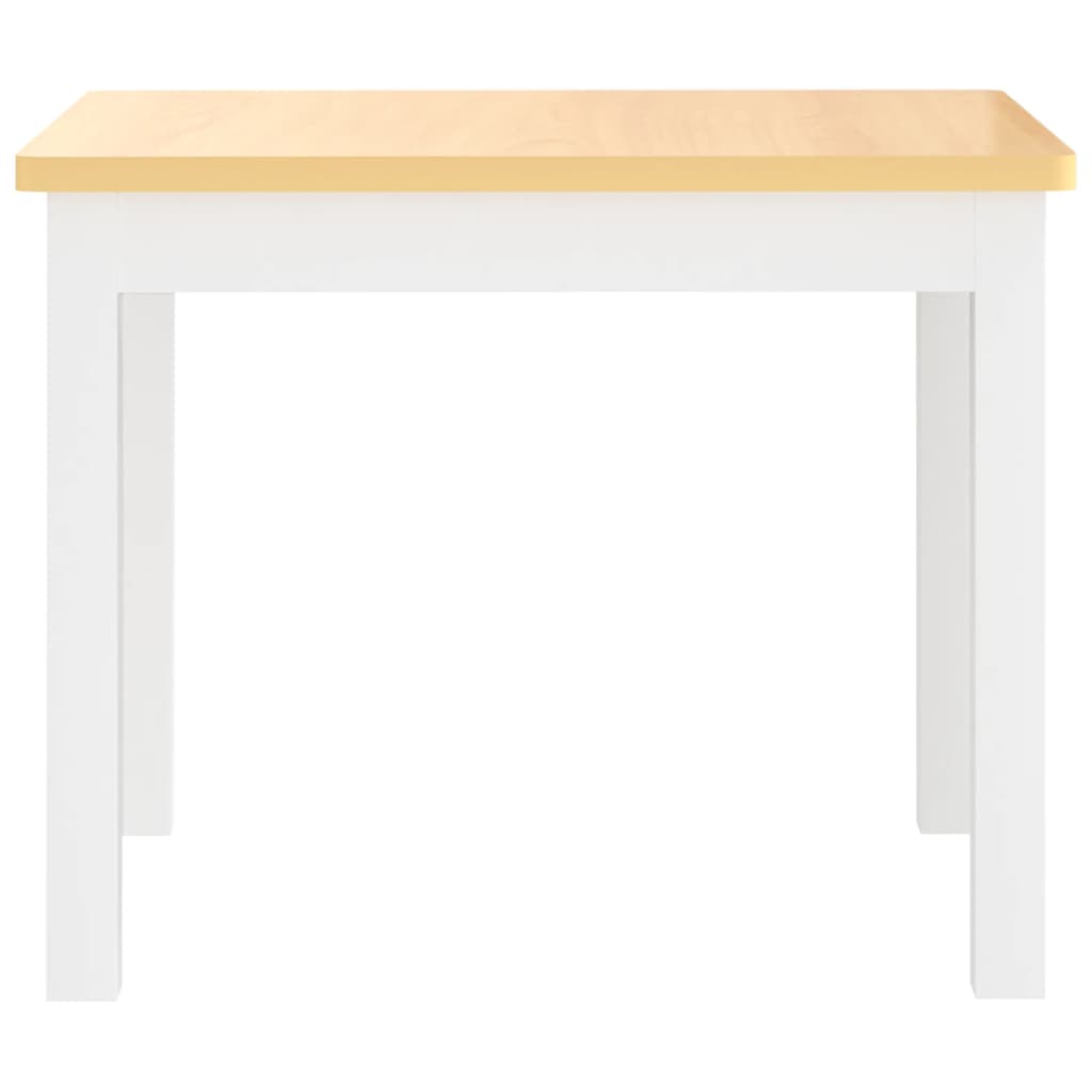 3-Delige Kindertafel- En Stoelenset Mdf En Grijs